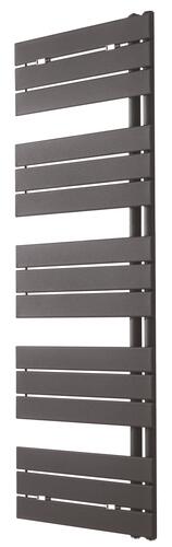Radiateur sèche-serviettes eau chaude 640W FLAG lames droites noir - DELTACALOR